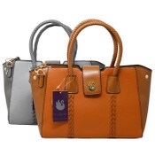 Wholesale - GLORIA VANDERBILT SATCHEL HANDBAG W/DBL HANLDE 2ASST